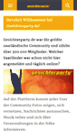 Mobile Screenshot of gesichterparty.de